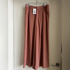 Tronjori Women High Waist Casual Wide Leg Long Palazzo Pants Trousers